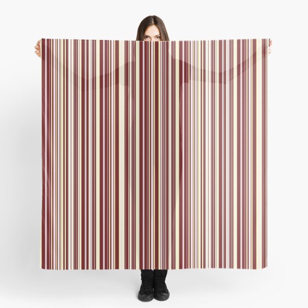 Burgundy Pinstripe Scarf