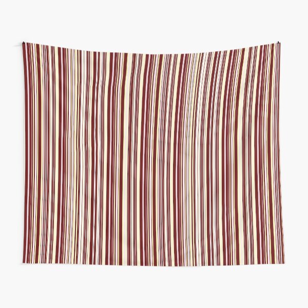 Burgundy Pinstripe Tapestry