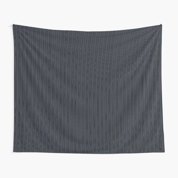 Grey Pinstripe pattern Tapestry