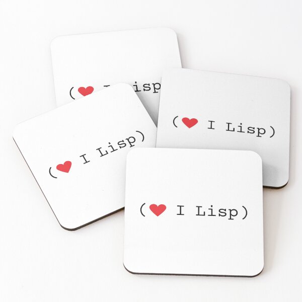Item preview, I <3 Lisp designed and sold by uwu-zone.