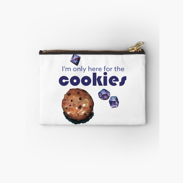 Aperçu de l'œuvre Je ne suis là que pour les biscuits et les dés - violet créée et vendue par Toni Fanali.