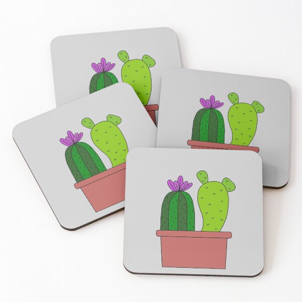 Item preview, Cute Cactus Design #72: 2 Types Of Cactuses Sharing 1 Pot designed and sold by DreamCactus.