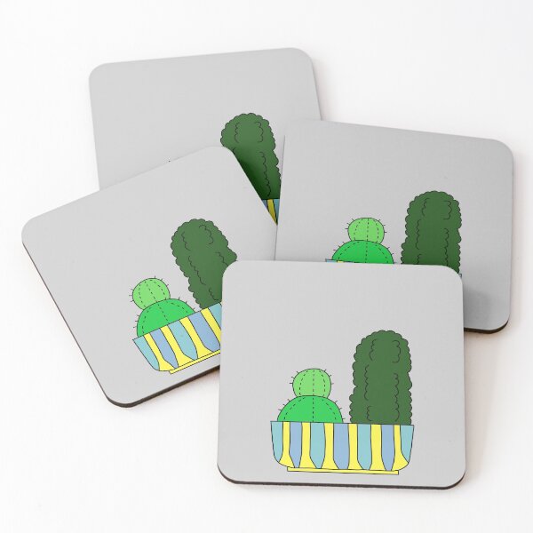 Item preview, Cute Cactus Design #75: Different But Happy Together Cacti designed and sold by DreamCactus.