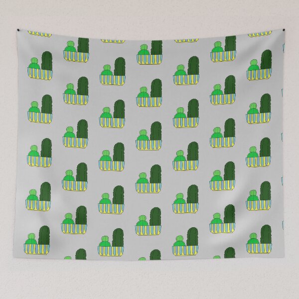 Item preview, Cute Cactus Design #75: Different But Happy Together Cacti designed and sold by DreamCactus.