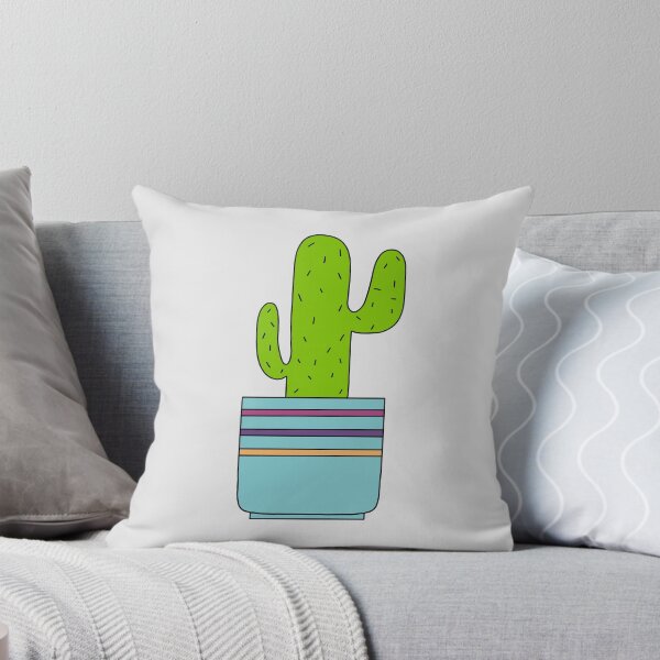 Item preview, Cute Cactus Design #77: A Desert Cactus In A Pot designed and sold by DreamCactus.