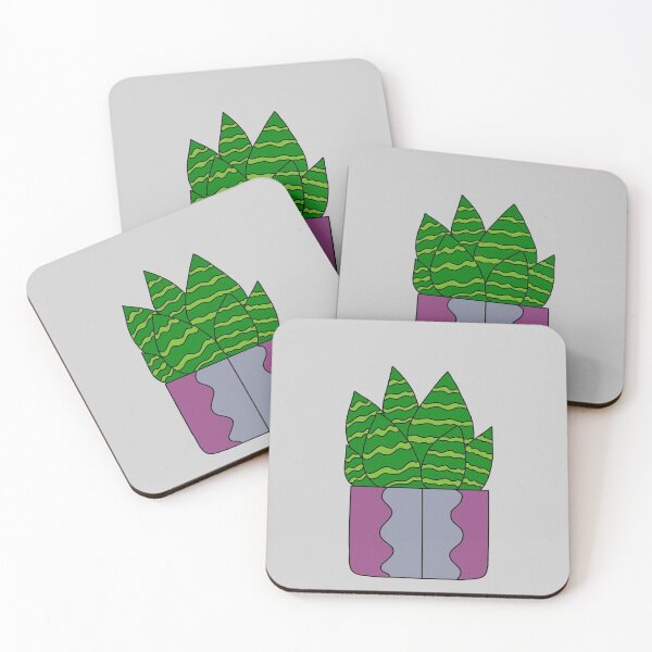 Item preview, Cute Cactus Design #80: Tigerstripe Succulents designed and sold by DreamCactus.