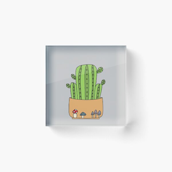 Item preview, Cute Cactus Design #84: Mush-Room For Cacti designed and sold by DreamCactus.