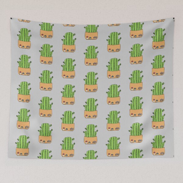 Item preview, Cute Cactus Design #84: Mush-Room For Cacti designed and sold by DreamCactus.