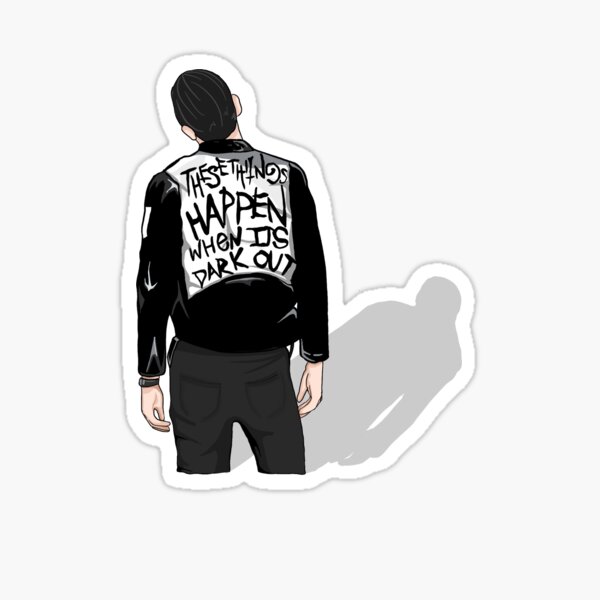 Wenn es dunkel wird Sticker