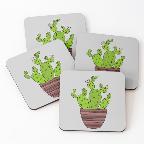 Artikelvorschau, Cute Cactus Design #87: Earth-Toned Cactus Pot entworfen und verkauft von DreamCactus.