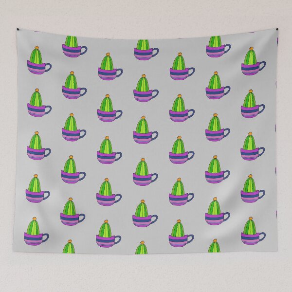 Item preview, Cute Cactus Design #92: Tiny Cactus In A Teacup designed and sold by DreamCactus.