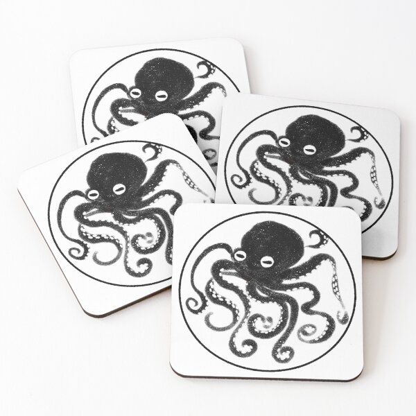 Item preview, Octopus (with circle) designed and sold by MinMin-Bug.