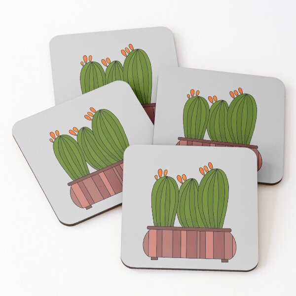 Item preview, Cute Cactus Design #93: Cactus Group Of Friends designed and sold by DreamCactus.
