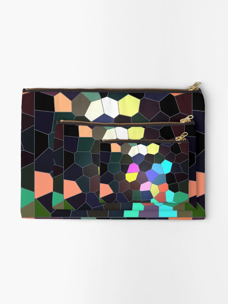 Thumbnail 2 of 4, Zipper Pouch, Stained Glass Rousseau Two designed and sold by Ann Kronick.