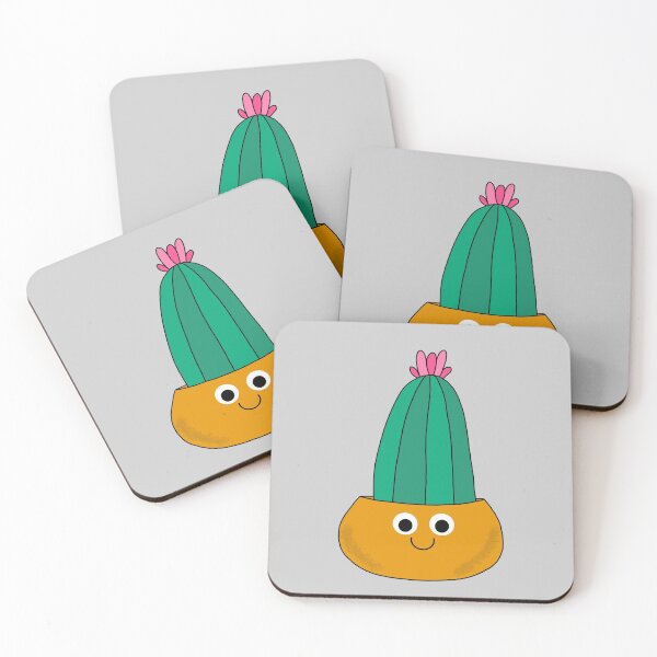 Artikelvorschau, Cute Cactus Design #101: Slightly Blushing Cactus Pot entworfen und verkauft von DreamCactus.