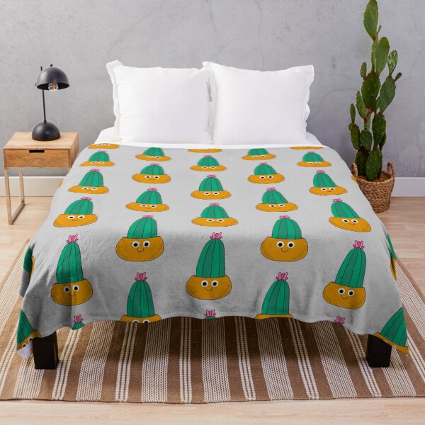 Artikelvorschau, Cute Cactus Design #101: Slightly Blushing Cactus Pot entworfen und verkauft von DreamCactus.