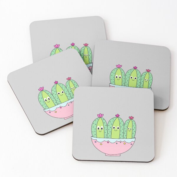 Item preview, Cute Cactus Design #105: 3 Pretty Cactus Girls designed and sold by DreamCactus.