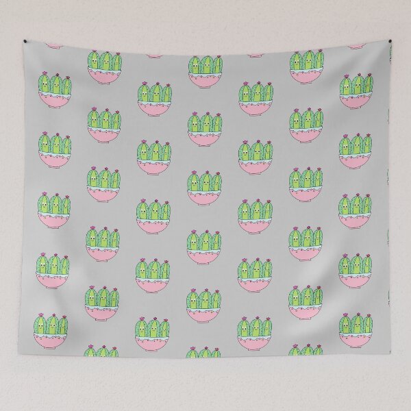 Item preview, Cute Cactus Design #105: 3 Pretty Cactus Girls designed and sold by DreamCactus.