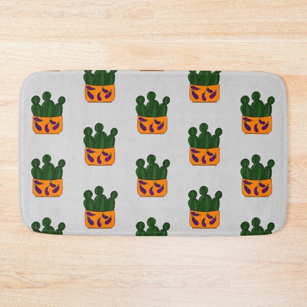 Item preview, Cute Cactus Design #106: Eggplant Cactus Pot designed and sold by DreamCactus.