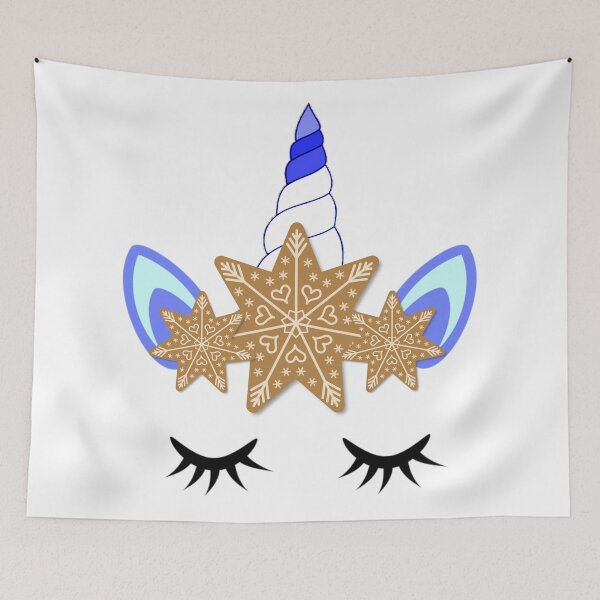 Item preview, unicorn crown gingerbread star designed and sold by atevern.