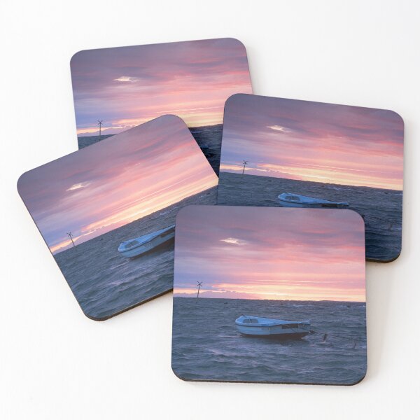 Item preview, Bobbing Boat at Sunset designed and sold by Kasia Design.