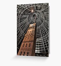 Melbourne Central - leadpipe and shot tower Variation Greeting Card