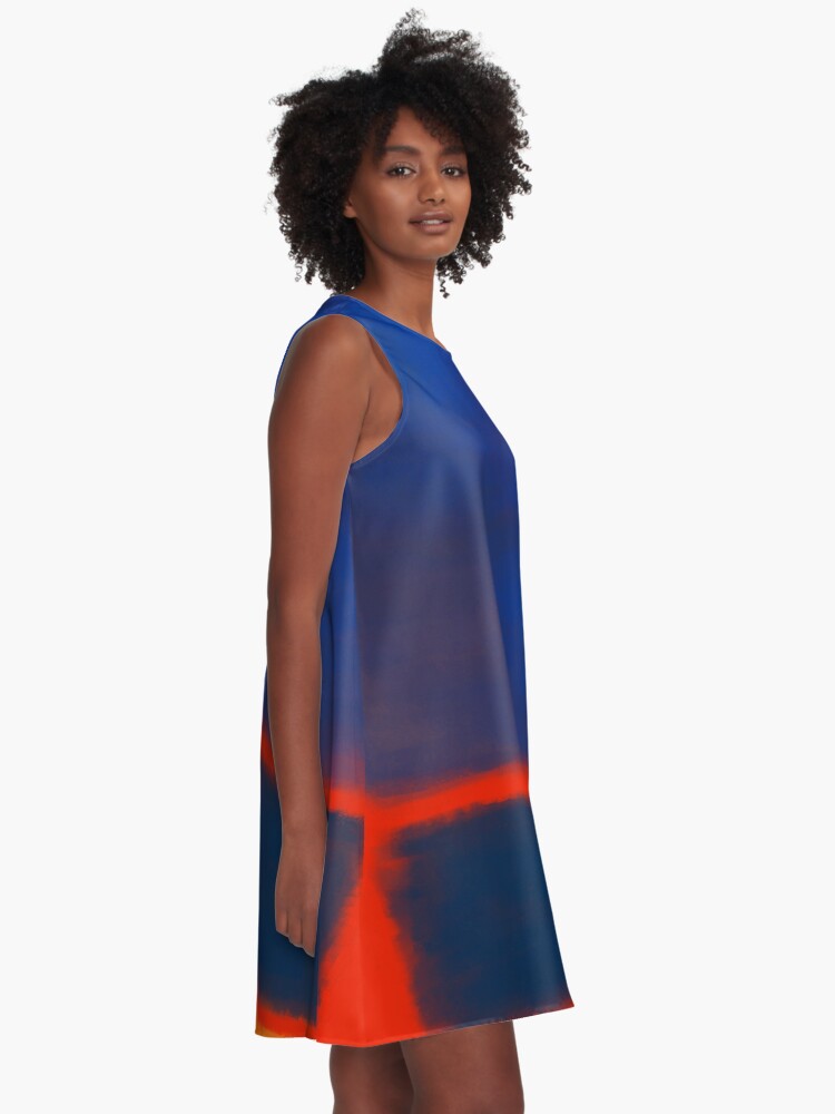 Alternate view of Rothko Inspired #7 A-Line Dress