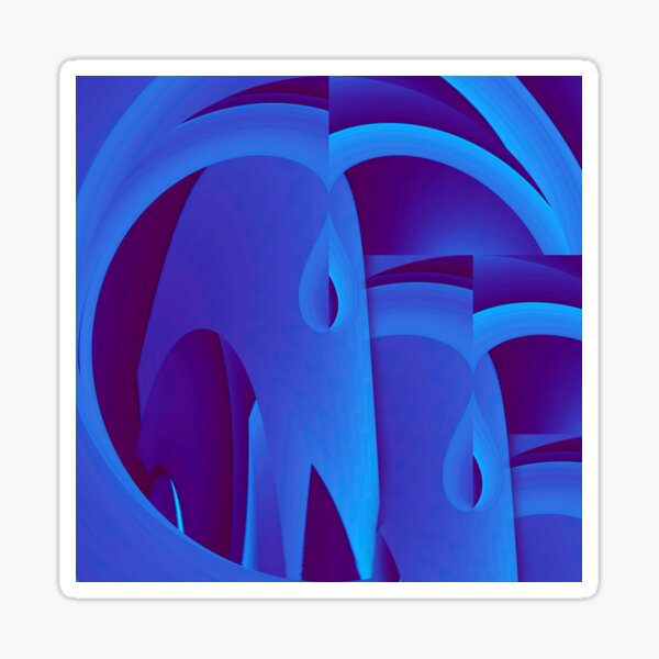 Curvilinear Project No. 176 ( Whispers ) Sticker