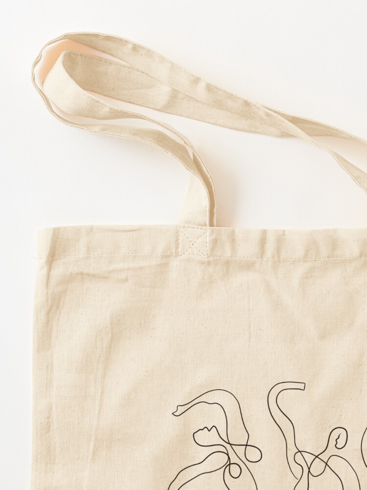 Alternate view of Picasso Line Art - Dancers Tote Bag