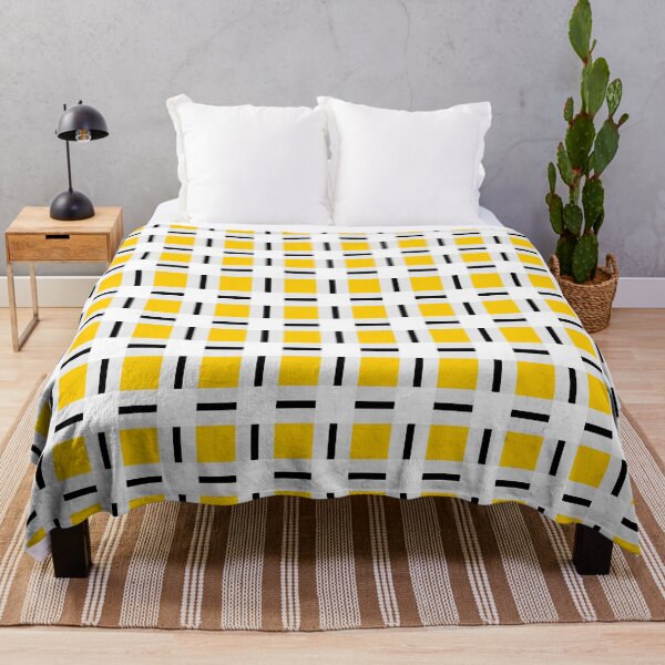 Item preview, Yellow Plaid Checkered designed and sold by TM Selvam.