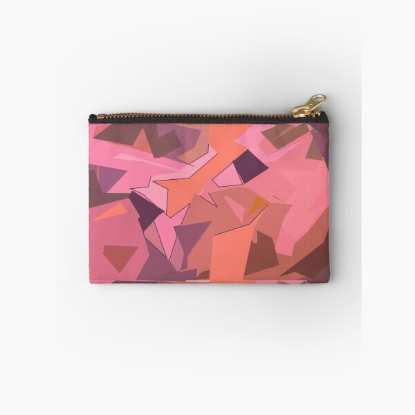 Item preview, FLORES DE SEDA ABSTRACTAS EN ROSA - POUCH designed and sold by Ann Kronick.