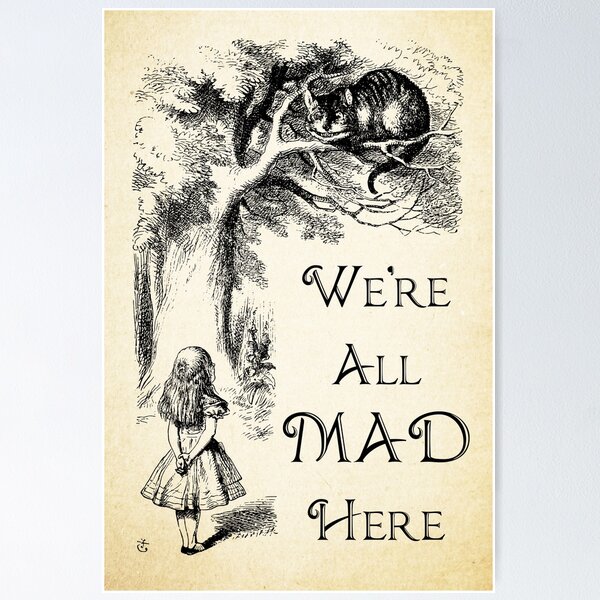 Alice in Wonderland Prints - 11x14 Unframed Wall Art Print Poster - Perfect  Alice in Wonderland Gifts and Decorations (Alice Chats With the Duchess)
