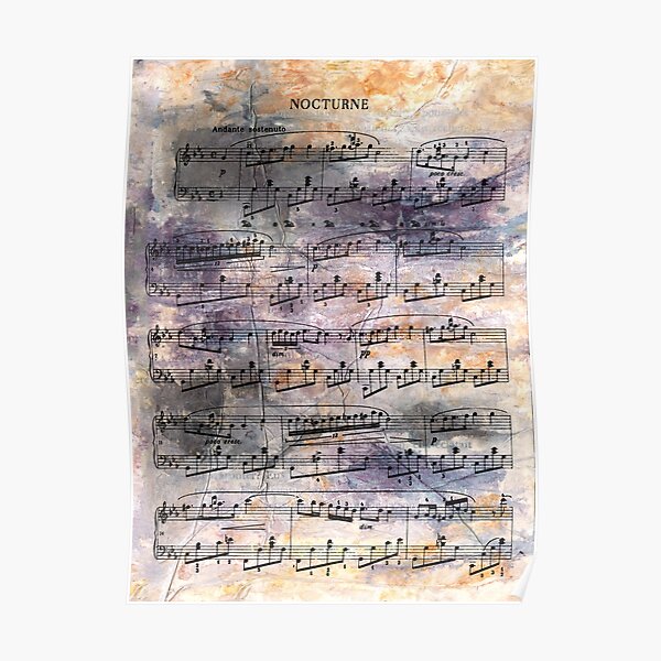 Chopin - Nocturne Poster
