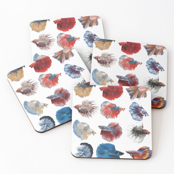 Item preview, colourful of Betta Fish designed and sold by obscurax art.
