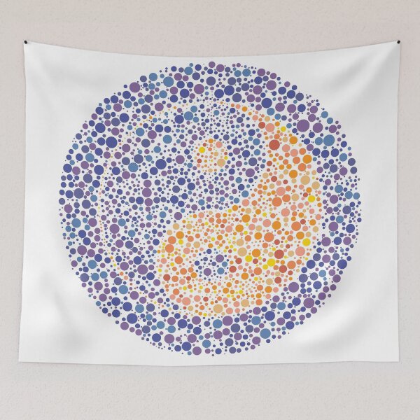 Item preview, Yin Yang Ishihara Test Remix designed and sold by Cornea-Designs.