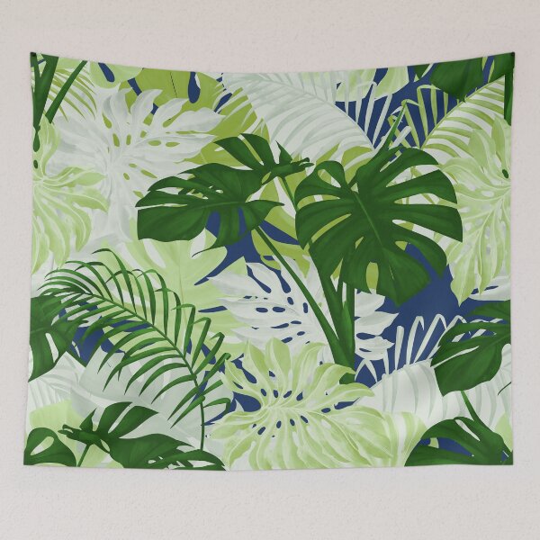Item preview, Modern Tropical - Blue/Lime designed and sold by meganpalmer.