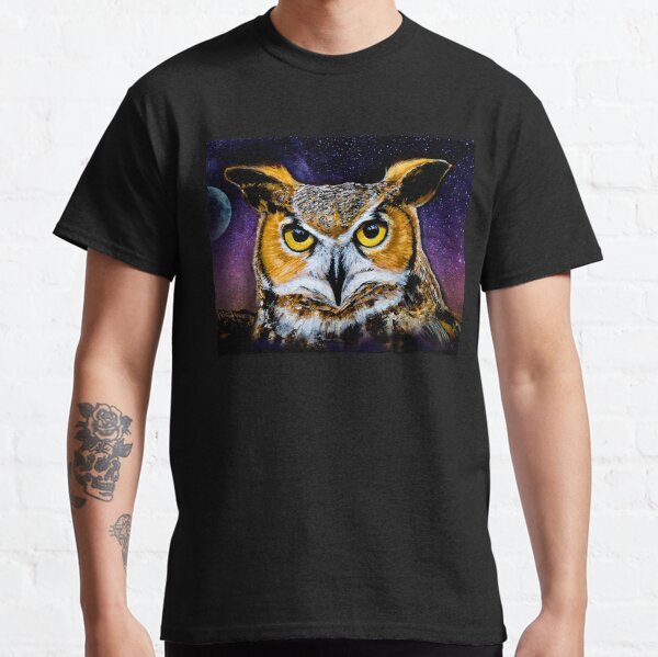Moonlight owl - animal guide Classic T-Shirt