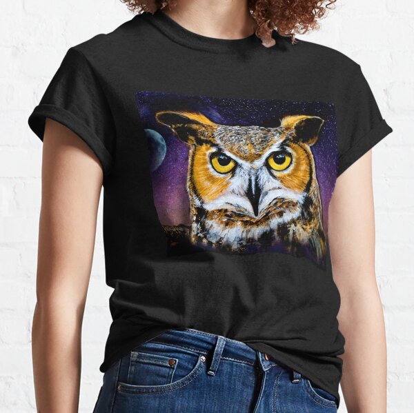 Moonlight owl - animal guide Classic T-Shirt