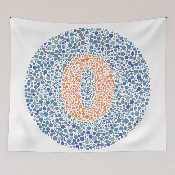 Item preview, Number 0 Ishihara Test Circle designed and sold by Cornea-Designs.