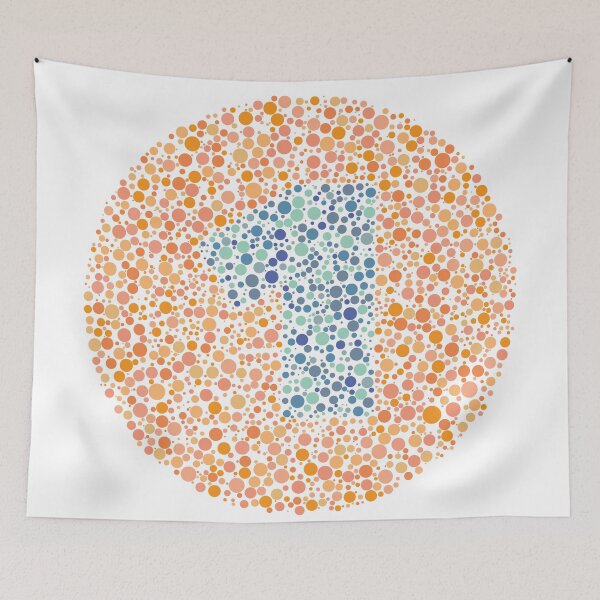 Item preview, Number 1 Ishihara Test Circle designed and sold by Cornea-Designs.