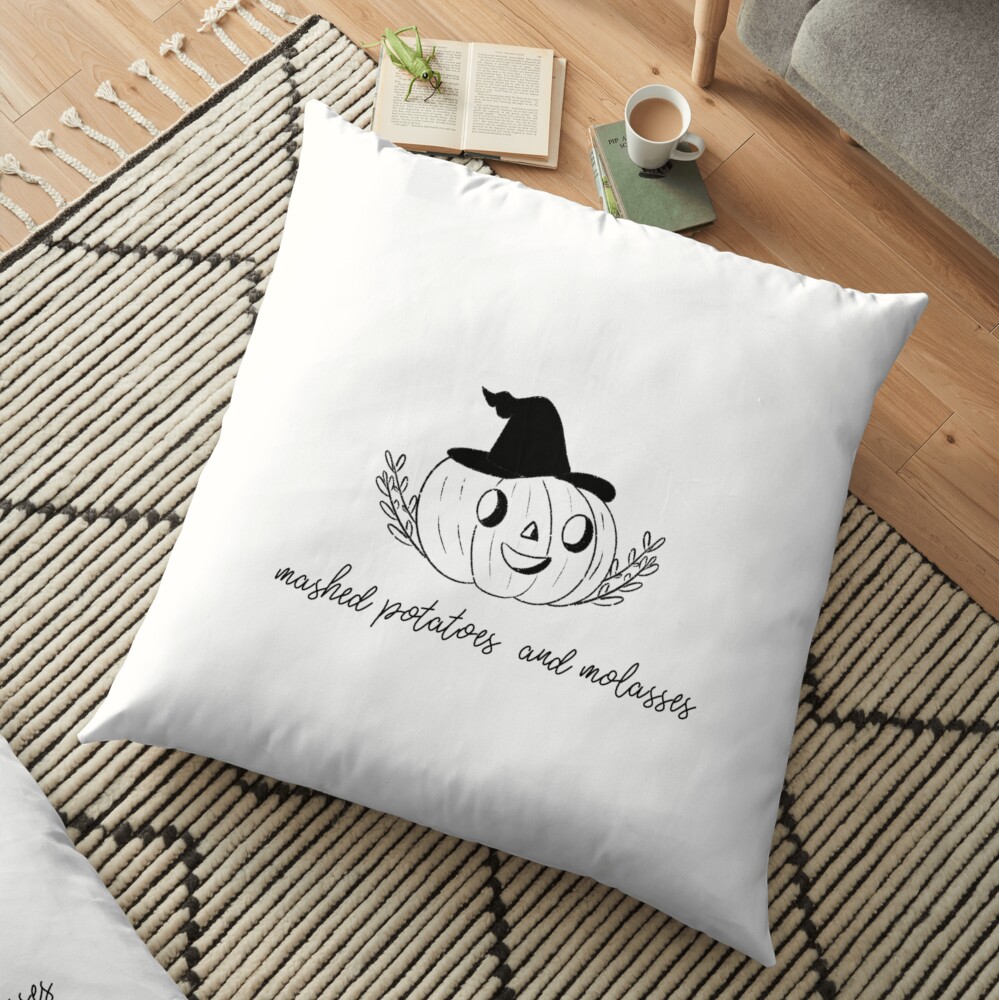 Pumpkin Halloween Floor Pillow
