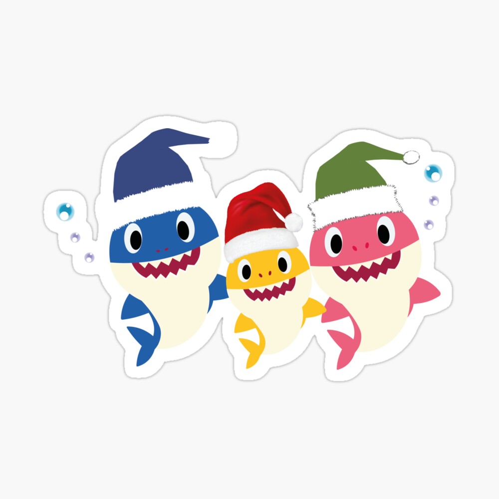 Cute Christmas Shark Svg, Baby Shark Christmas Svg, Santa