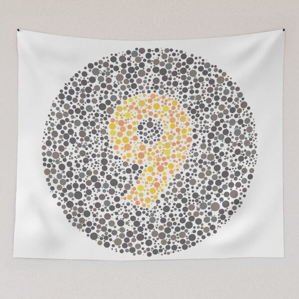 Item preview, Number 9 Ishihara Test Circle designed and sold by Cornea-Designs.