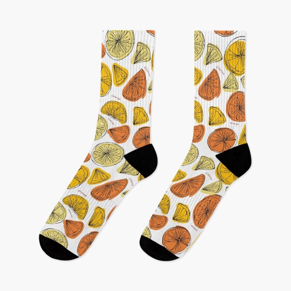 Item preview, Lemons and oranges fruity design designed and sold by kittyvdheuvel.