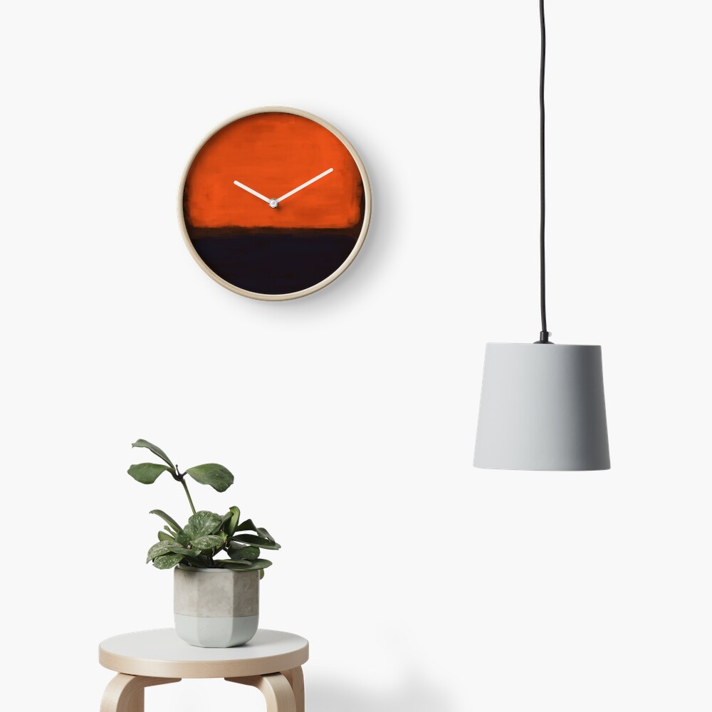 Rothko Inspired #18 Clock