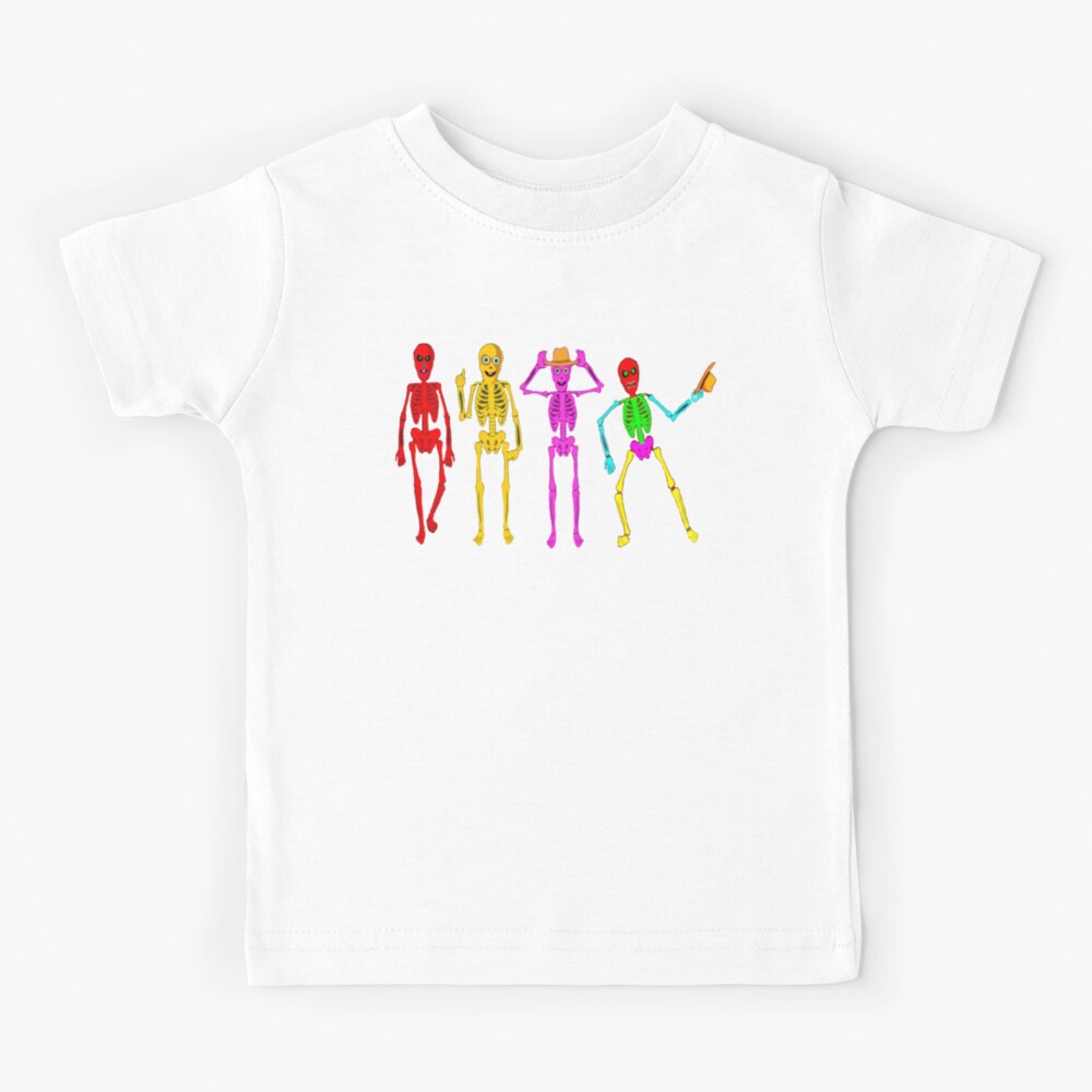 Skelett Tanz Herausforderungs Jungen Madchen Scherzt Halloween Kinder T Shirt Von A7med Redbubble