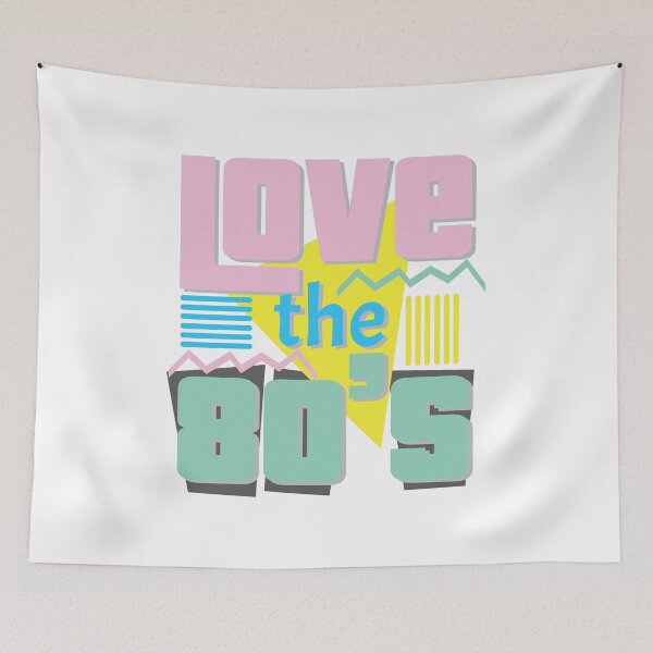 Item preview, Love the 80's Eighites 80s Retro designed and sold by Dwarf-Monkey.