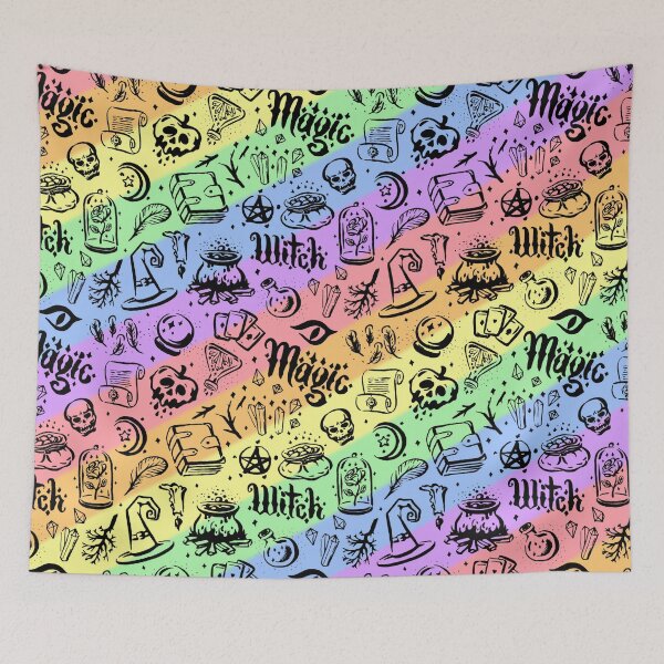 Item preview, LGBTQ Magic Halloween Pattern designed and sold by KahlenDeveraux.