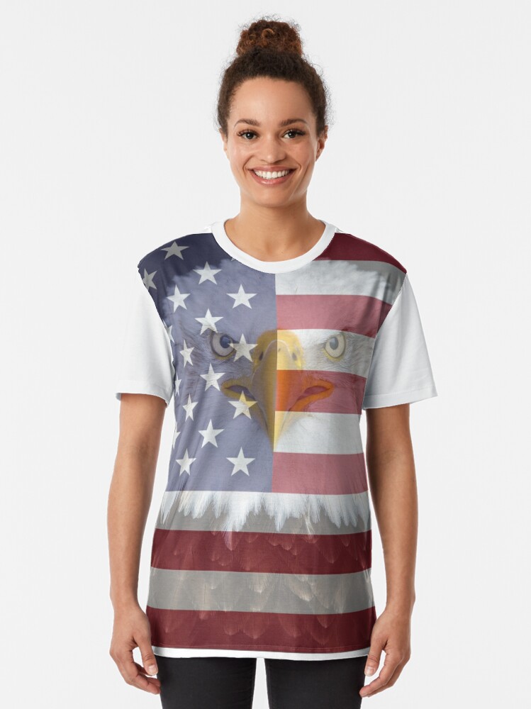 US Patriotic Eagle Guns T-shirt Sublimation Design - Buy t-shirt designs