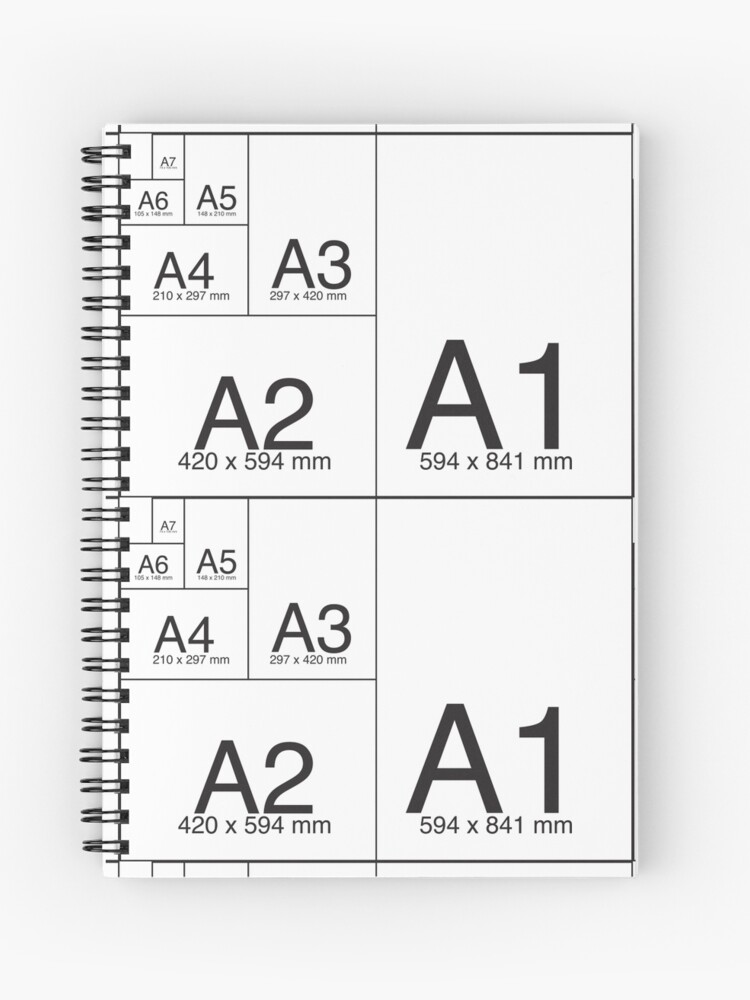 Cuaderno De Espiral For Sale Con La Obra «a1 A2 A3 A4 A5 A6 A7